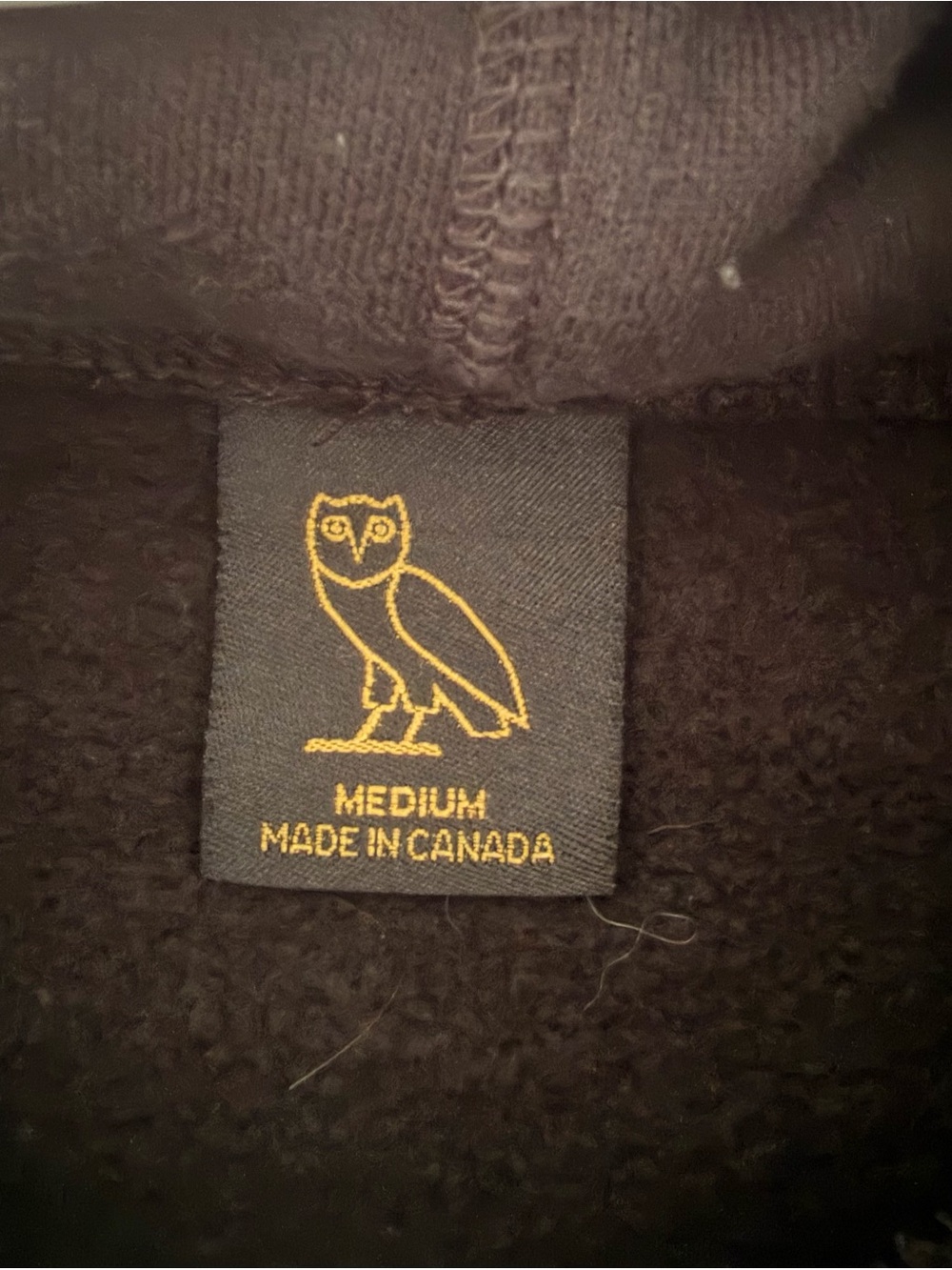 OVO Classic Owl Hoodie in black , women’s med - Picture 4 of 6